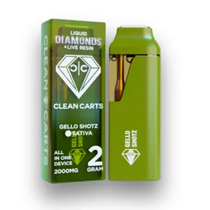 clean carts n.f.l. edition disposable 2g
