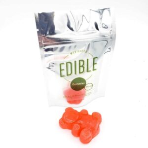 giant gummy bears – orange – 250mg thc by kush kitchen