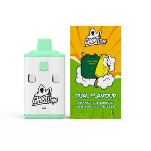 ghost vape – orange creamsickle / new york city diesel – 6000mg (3g/3g) thc vape